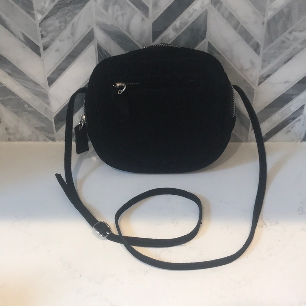 Urban Outfitters black suede shoulder bag